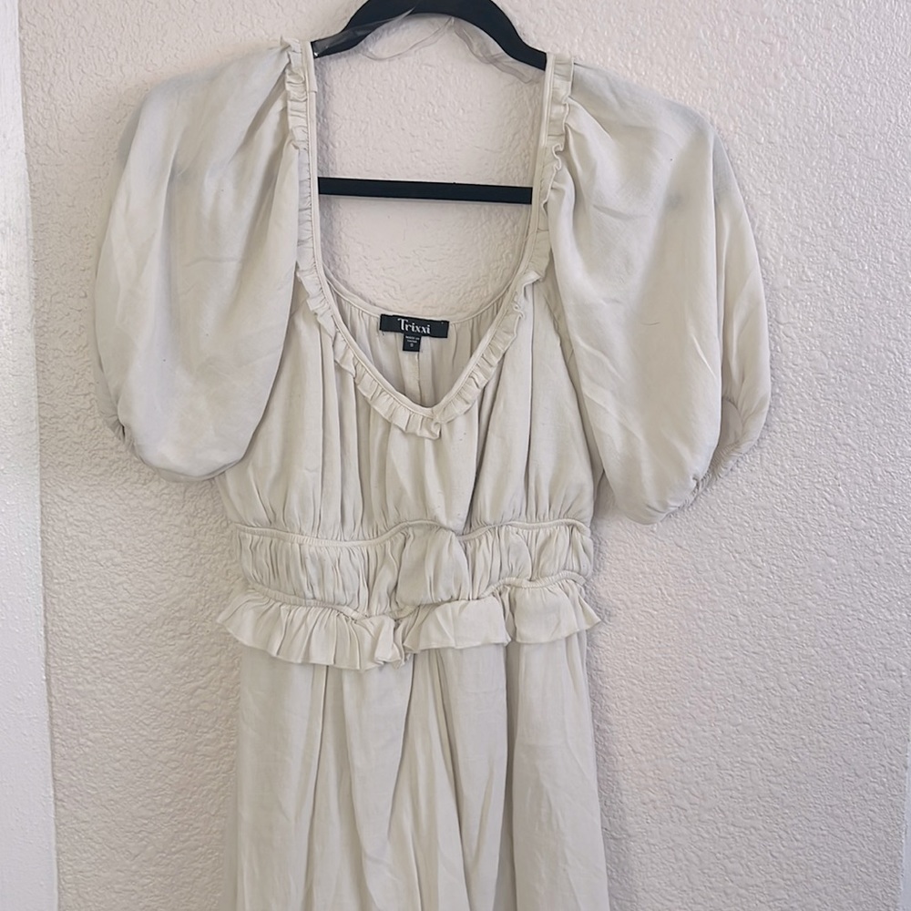 Beige short Dress